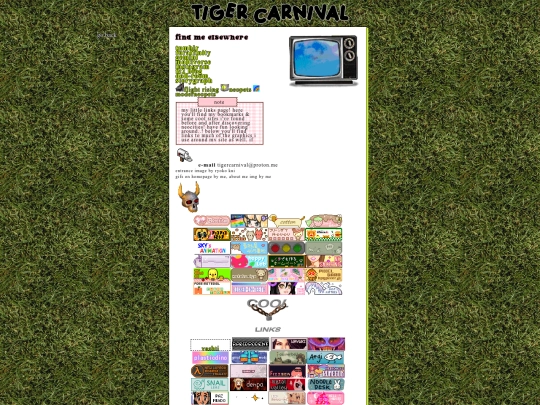 links screenshot