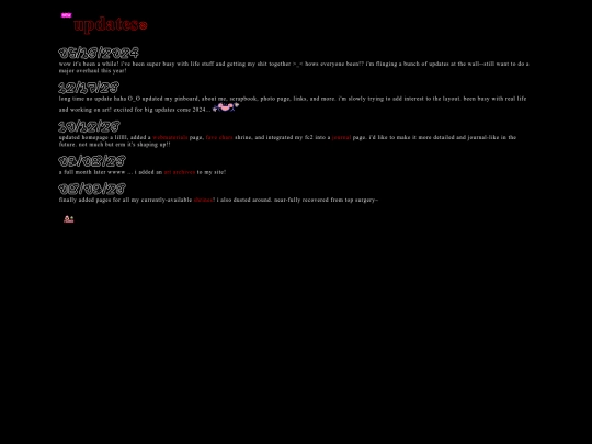 updates screenshot