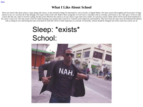 Webpages/whatilikeaboutschool screenshot