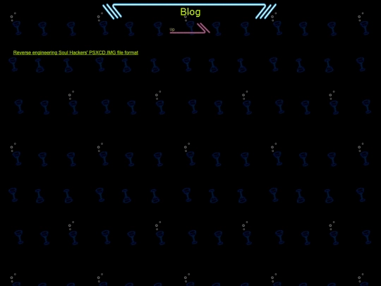 Blog screenshot