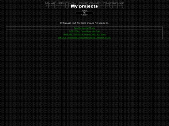 Projects screenshot
