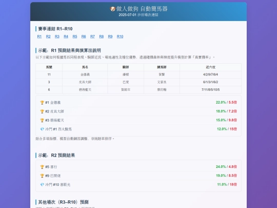index screenshot