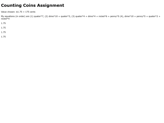 counting_coins_assignment screenshot