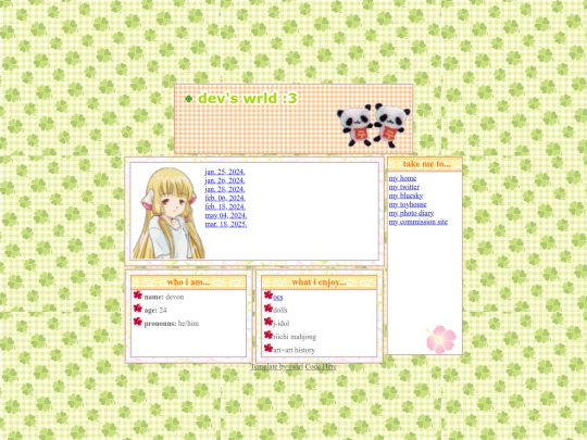 diary screenshot