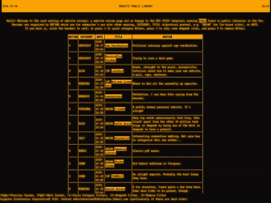index screenshot