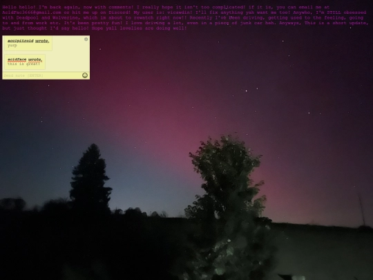 blog/wegotcomments screenshot