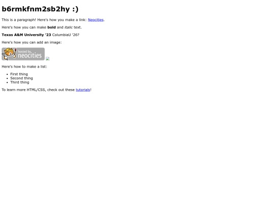 index screenshot