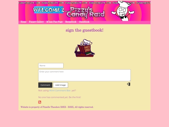 guestbook screenshot