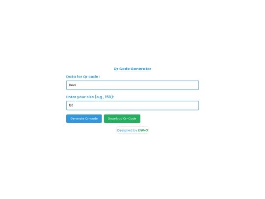 QRcode-generator  screenshot