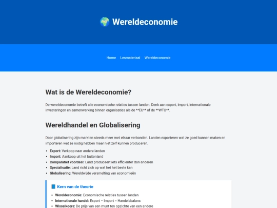 wereldeconomie screenshot
