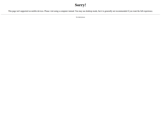 not_supported screenshot