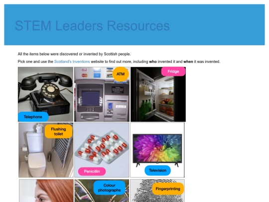 STEM/scotland screenshot