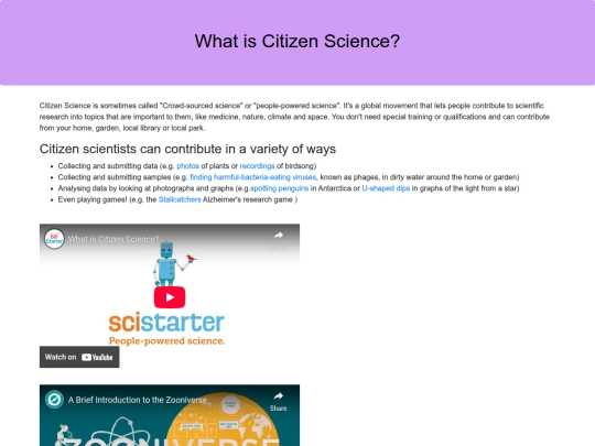 citizenscience/whatis screenshot