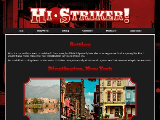 setting screenshot