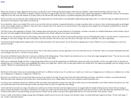 stories/summoned screenshot