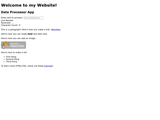 index screenshot