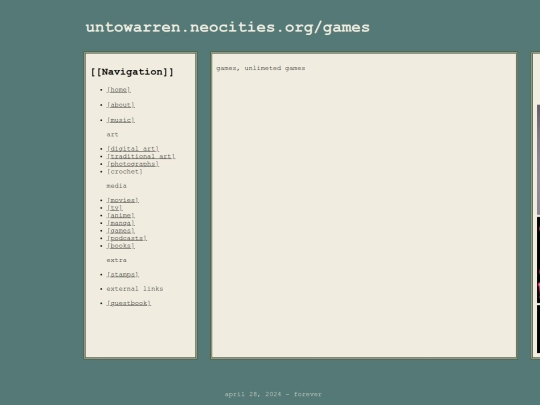 games screenshot