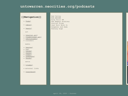 podcasts screenshot