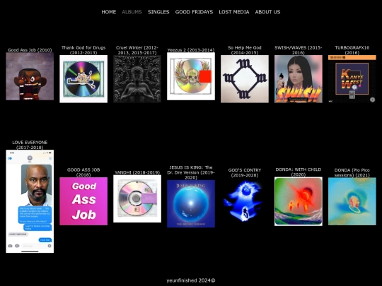 albums screenshot