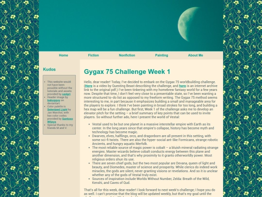 fiction/gygax75-week1 screenshot