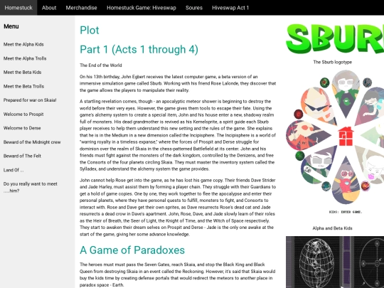 HomestuckV2pg.2 screenshot