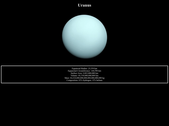 uranus screenshot