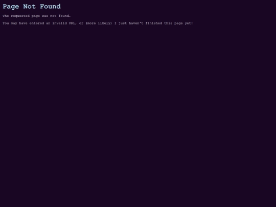 not_found screenshot