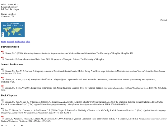 publications screenshot