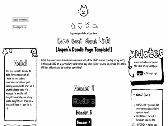 themes/doodle/test screenshot