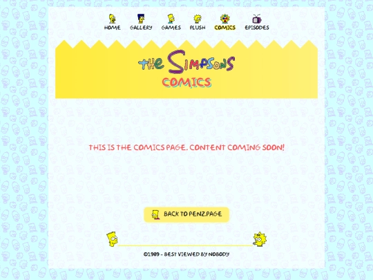 worlds/simpsons/comics screenshot