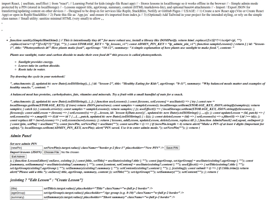 index screenshot