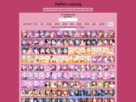 keepingcardsN-Z screenshot