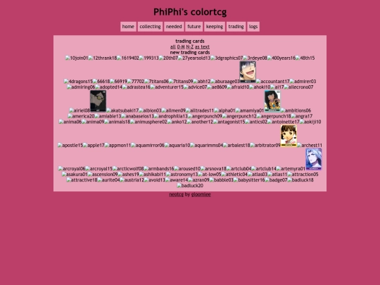 tradingcards screenshot