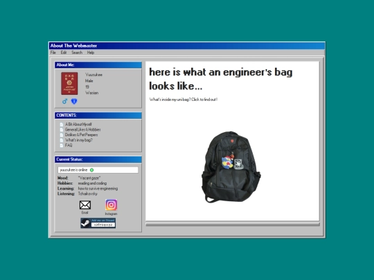 bag screenshot