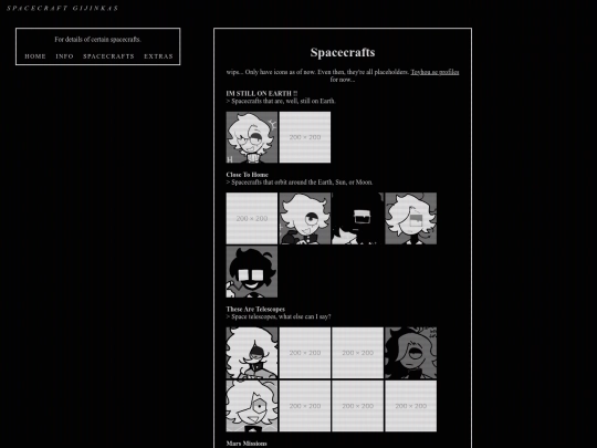 spacecrafts screenshot
