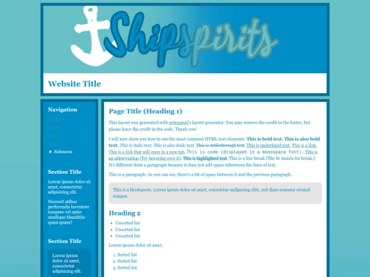 shipspirits screenshot