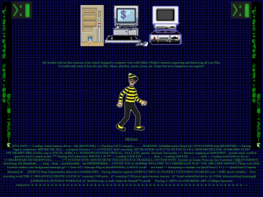 computer screenshot
