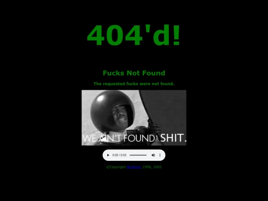 not_found screenshot
