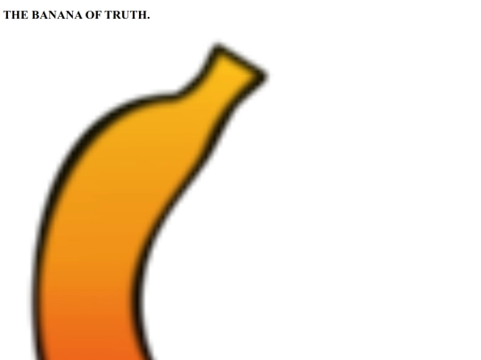 the-banana-of-truth screenshot