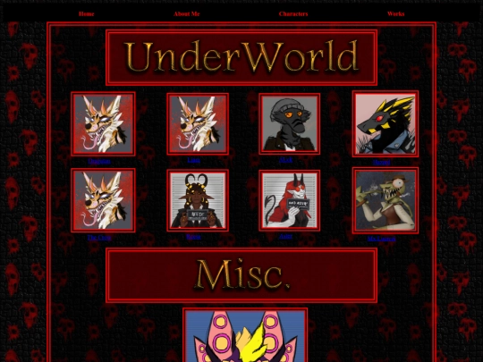 Characters screenshot