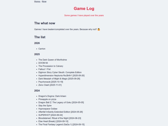 gamelog screenshot