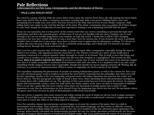 Essays/Pale-Reflections screenshot