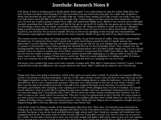Novel/Interlude_Four screenshot