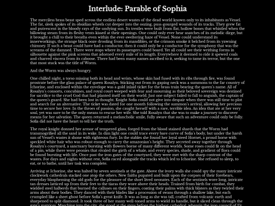Novel/Interlude_One screenshot