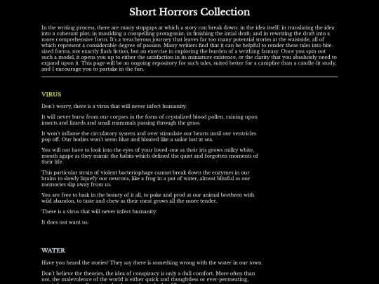 Stories/Short-Horrors screenshot