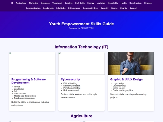 Youth screenshot