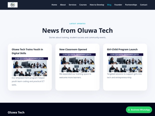 blog screenshot