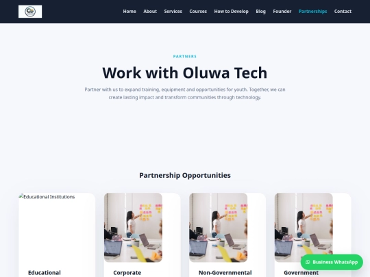 partnership screenshot