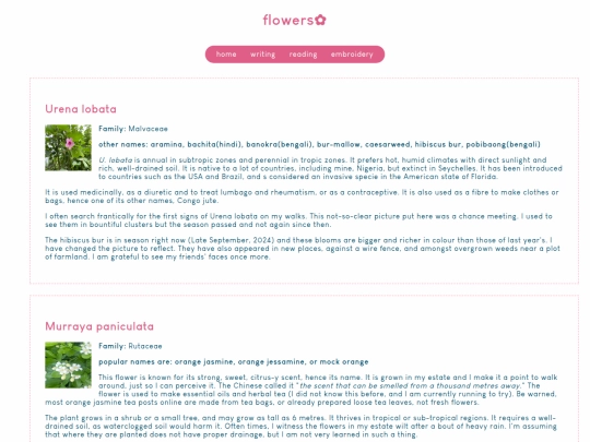 flowers screenshot