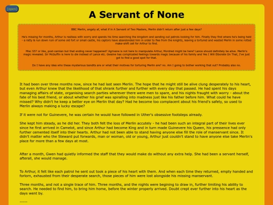 scripture/camelot/a-servant-of-none screenshot